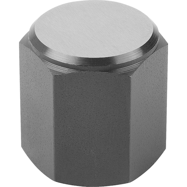 Positioning Foot, Form:D, Free-Cutting Steel Hardened A. Black Oxidise, Sw=19